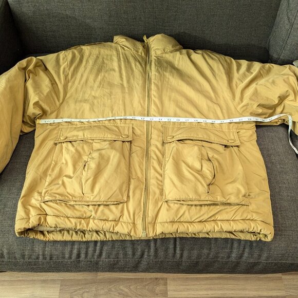 We The Free Duvet Bomber Jacket | Tan Brown Mustard | Oversized - Picture 6 of 12
